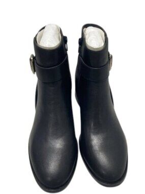 NEW WHITE HOUSE BLACK MARKETNapa Buckle Short Booties – Women’s Size 9 – Black